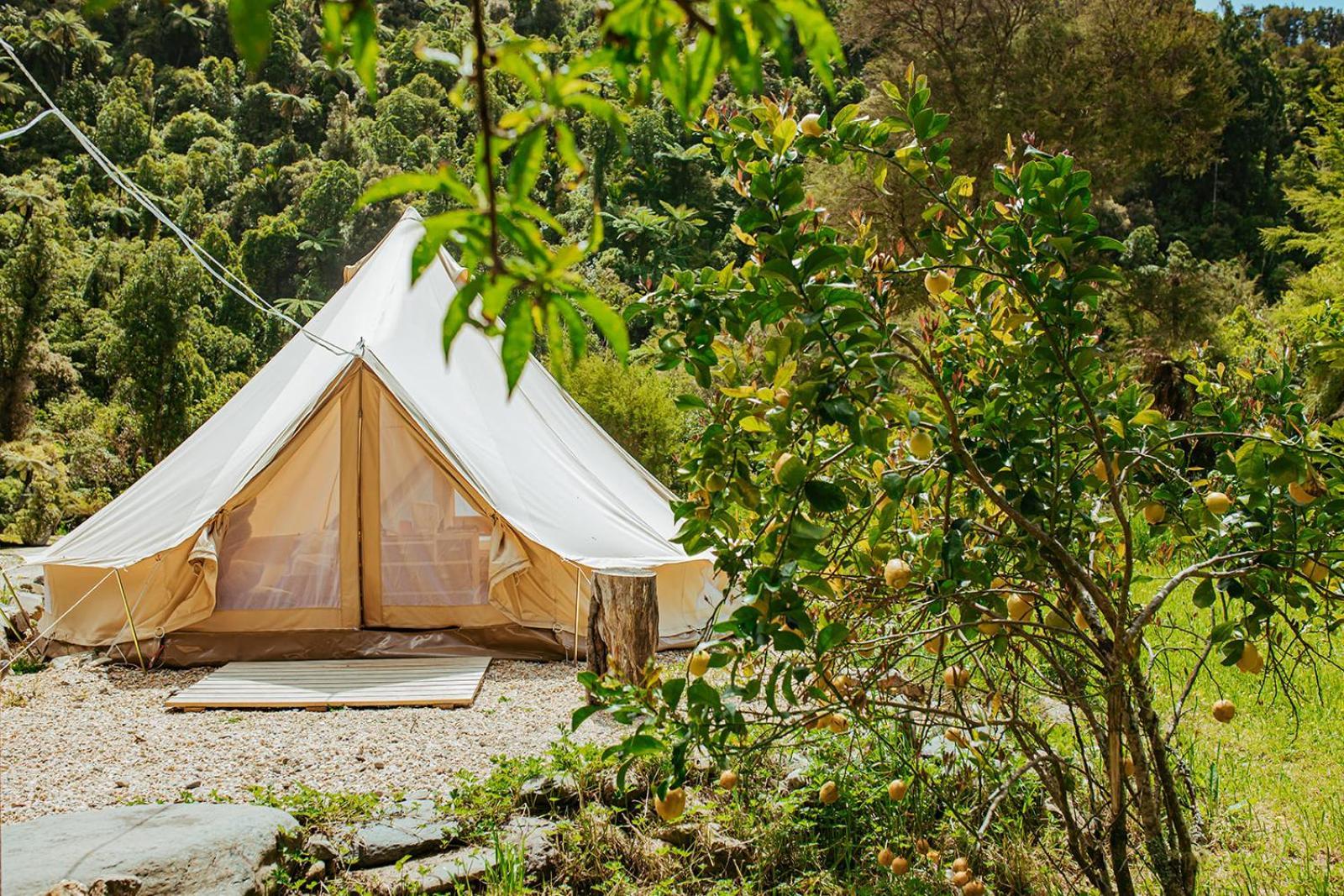 Hotel Golden Bay Glamping Takaka Exteriér fotografie